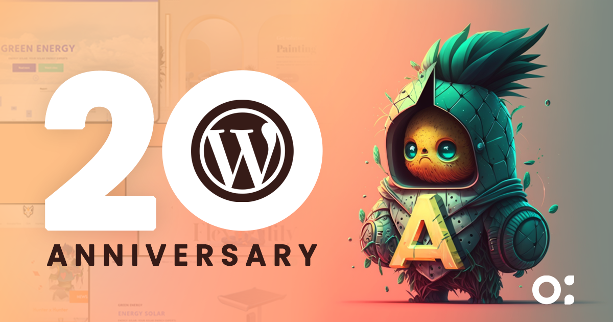 WordPress 20th Anniversary by ananass professional Template