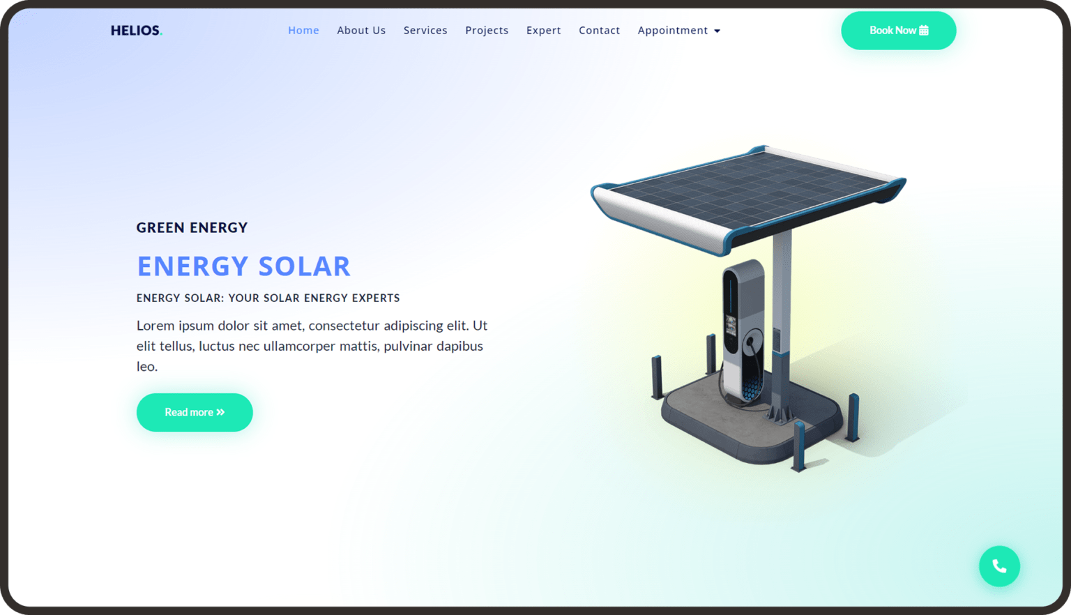 Wordpress Template Green Energy By Ananass