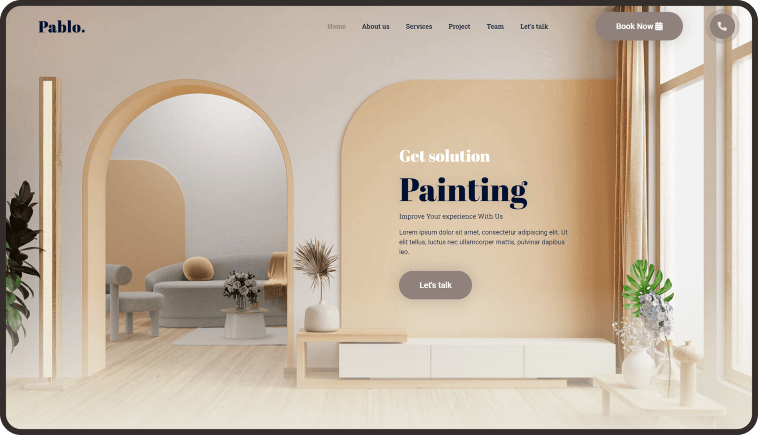 Wordpress Template Painting Company By Ananass
