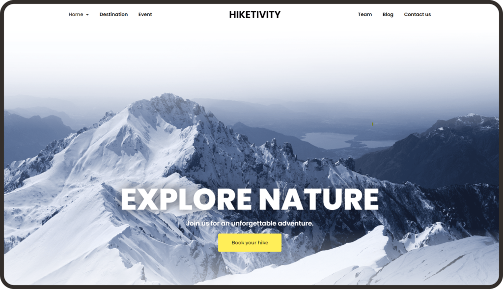 Hiketivity Wordpress Template Hiking