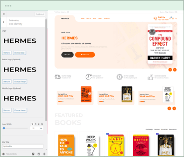 WooCommerce Bookstore Template - HERMES